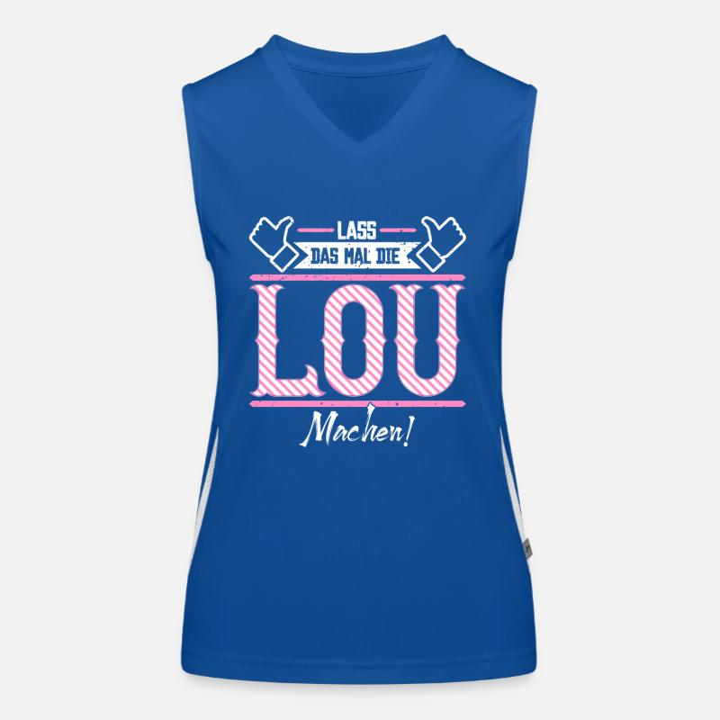 Lou Geschenkidee Geschenk Geburtstag Funktionelles Kontrast-Tank Top für Frauen