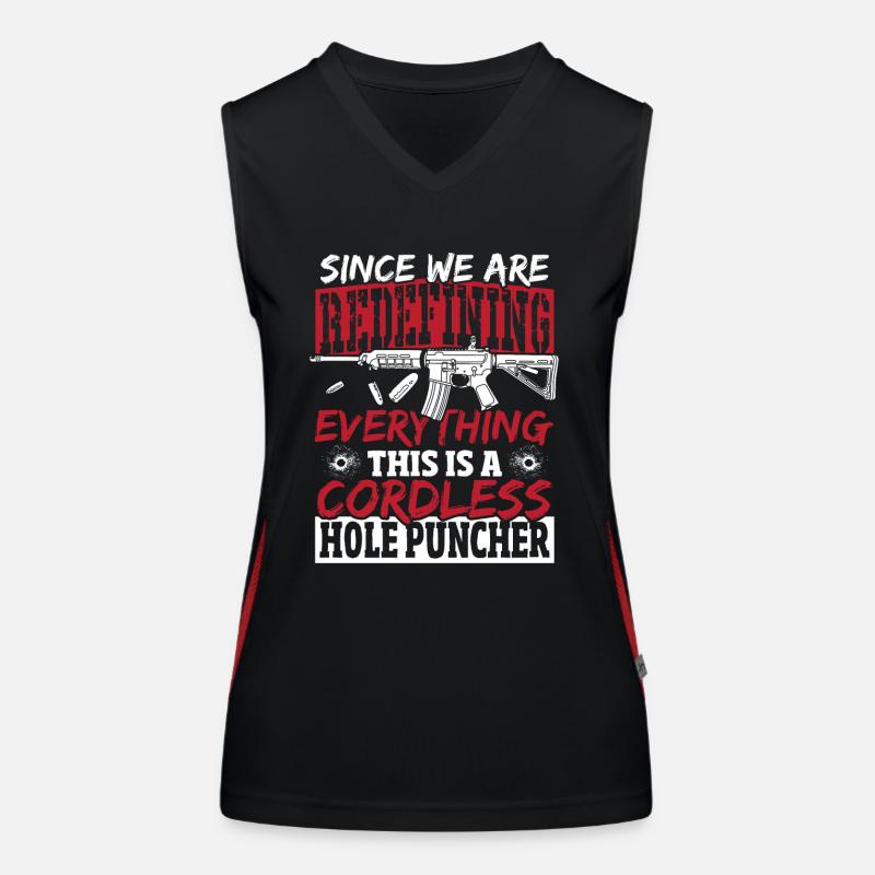 2nd Amendment Gun Rights Women's Functional Contrast Tank Top