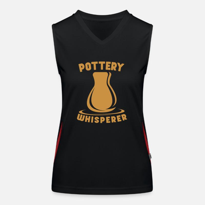 Pottery Pottery Clay Ceramicists Ceramic Potters Women's Functional Contrast Tank Top