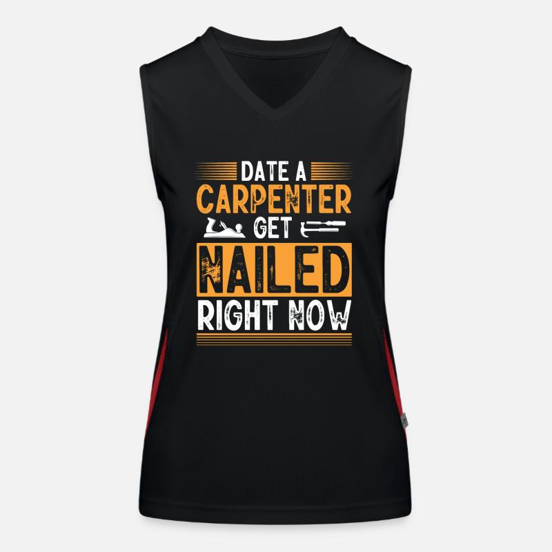 Carpenters, woodworkers Women's Functional Contrast Tank Top