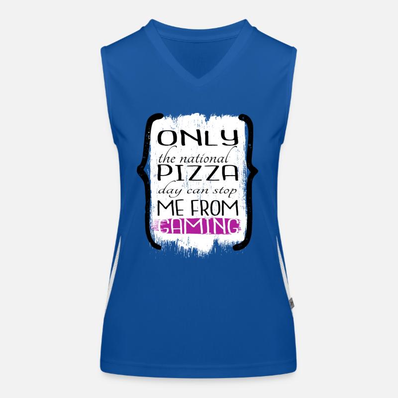 gift fun computer play baccalaureate and sleep Women's Functional Contrast Tank Top