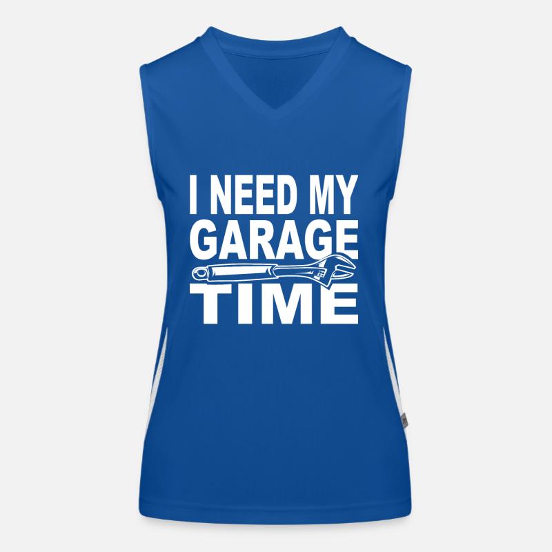 Mechanic Car Car Gift Idea Women's Functional Contrast Tank Top