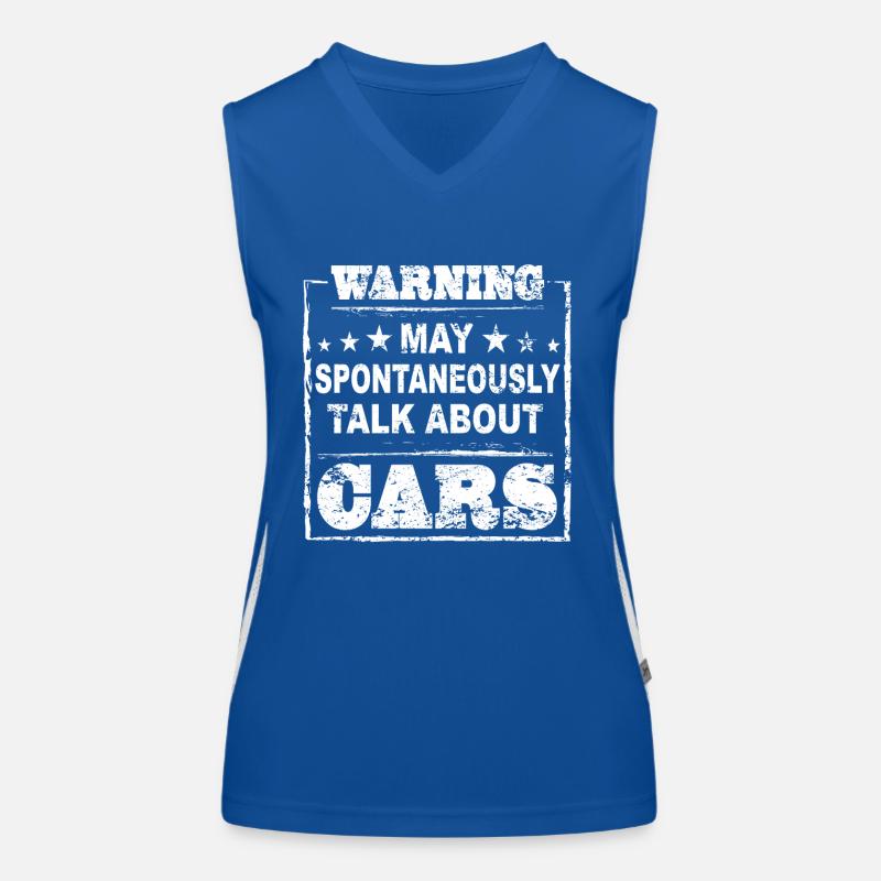 Mechaniker KFZ Auto Geschenkidee Funktionelles Kontrast-Tank Top für Frauen