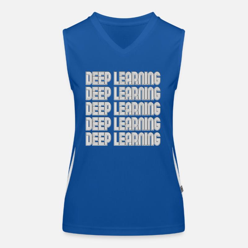 Deep Learning, Machine Learning, AI, AI Women's Functional Contrast Tank Top