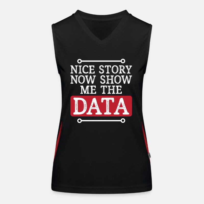 Deep Learning Machine Learning AI KI Datenanalyse Funktionelles Kontrast-Tank Top für Frauen