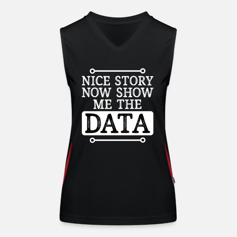 Deep Learning Machine Learning AI KI Datenanalyse Funktionelles Kontrast-Tank Top für Frauen