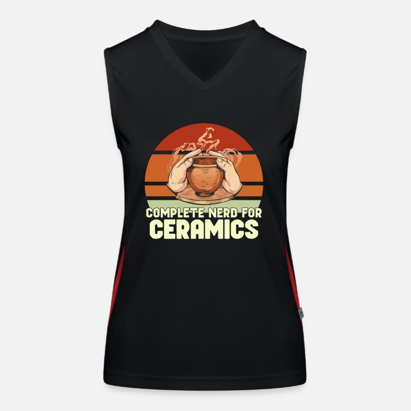 Pottery Pottery Clay Ceramicists Ceramic Potters Women's Functional Contrast Tank Top