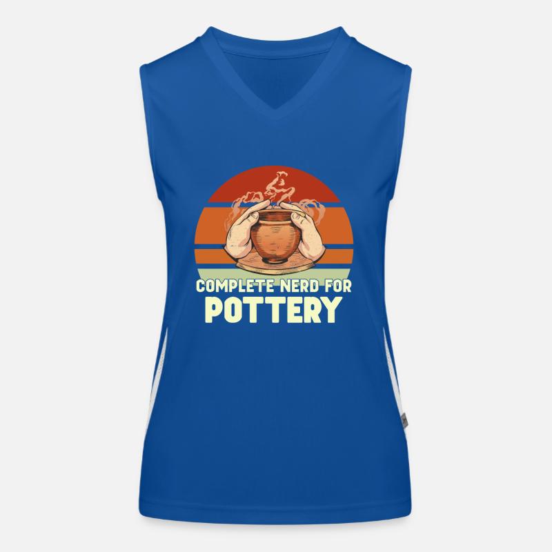 Pottery Pottery Clay Ceramicists Ceramic Potters Women's Functional Contrast Tank Top