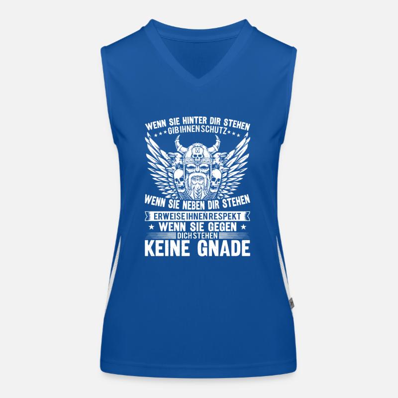 Wenn Sie Hinter Dir Stehen Funktionelles Kontrast-Tank Top für Frauen