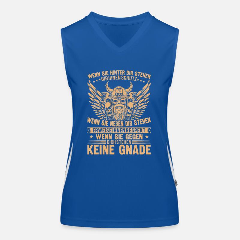 Wenn Sie Hinter Dir Stehen Funktionelles Kontrast-Tank Top für Frauen