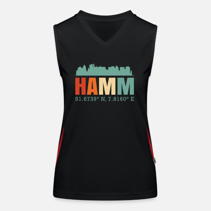 Hamm Funktionelles Kontrast-Tank Top für Frauen
