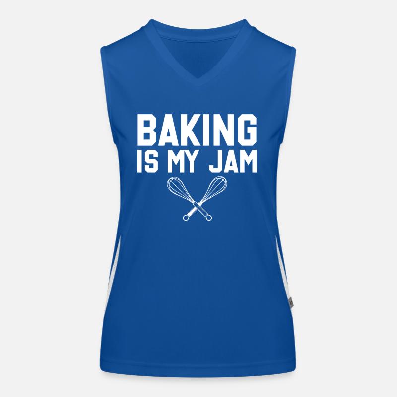 Baking Is My Jam Bread Baking Funktionelles Kontrast-Tank Top für Frauen
