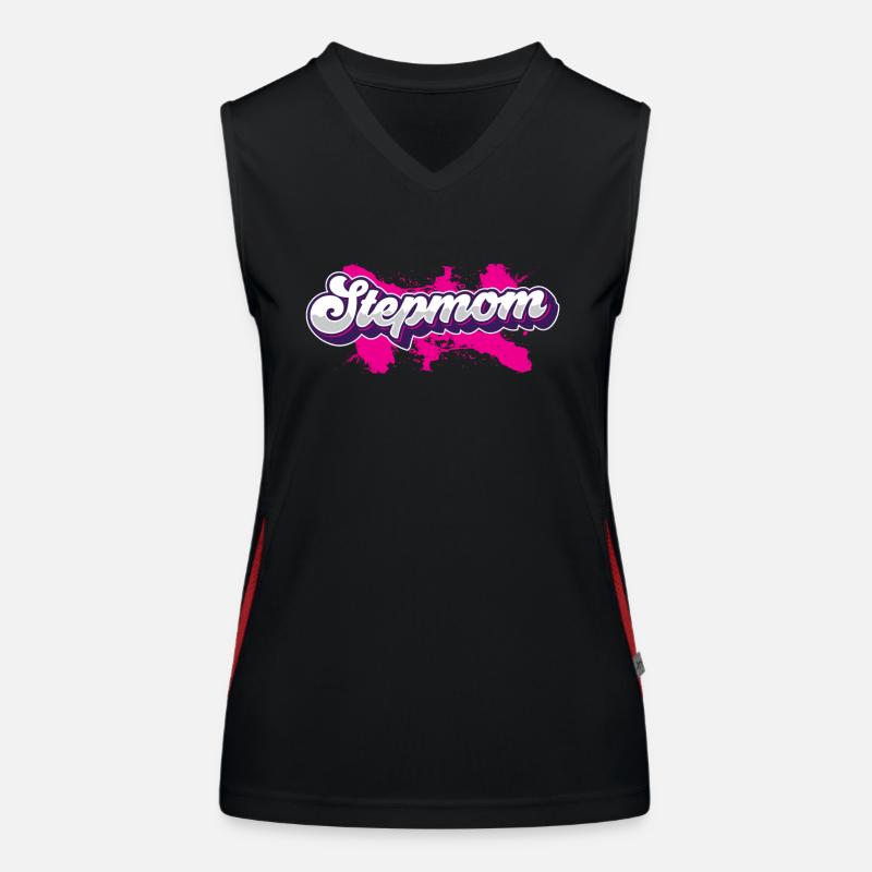 Stiefmutter Ziehmutter Pflegemutter Stepmother Funktionelles Kontrast-Tank Top für Frauen