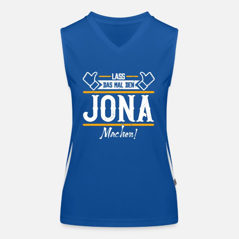 Jona Geschenkidee Geschenk Geburtstag Funktionelles Kontrast-Tank Top für Frauen