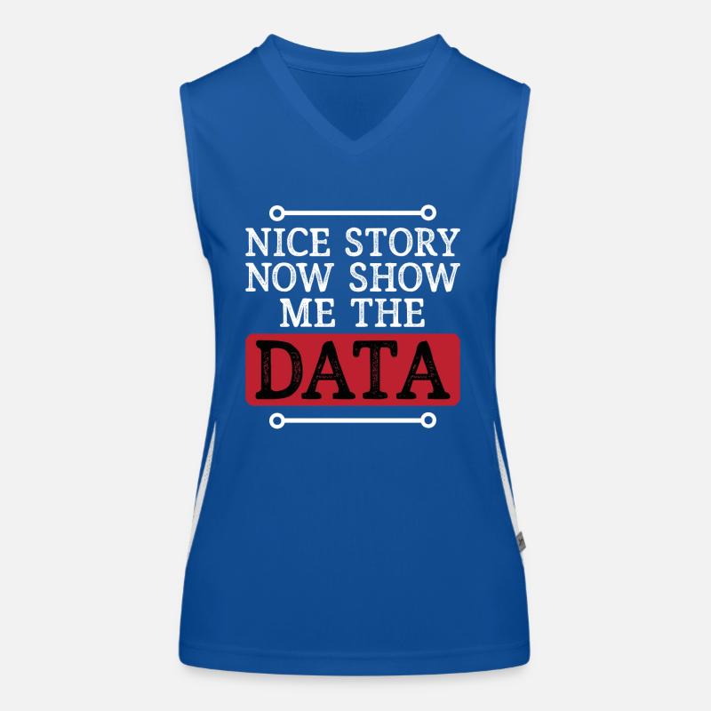 Deep Learning Machine Learning AI AI Analyse des données IA Débardeur respirant contrasté Femme