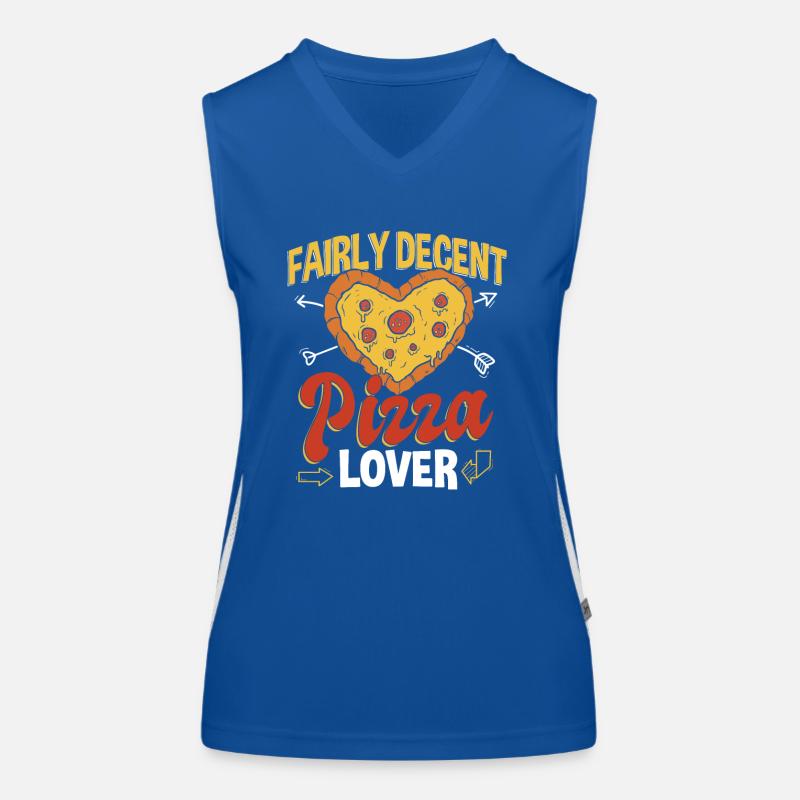 Pretty decent pizza lover Women's Functional Contrast Tank Top
