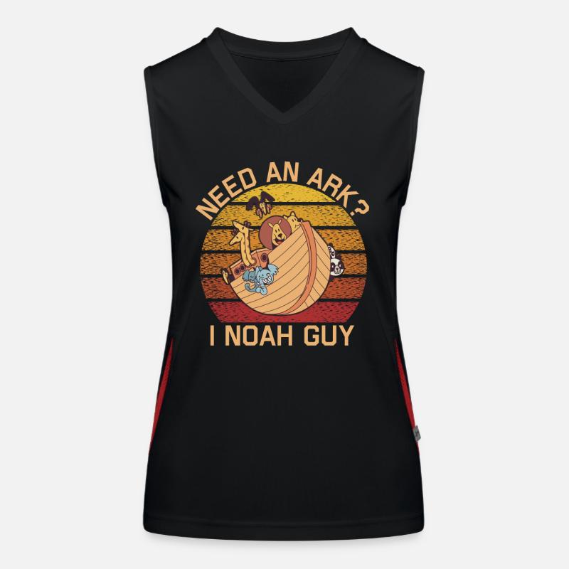 Benötigen Sie Eine Arche Noah Guy Funny Archa Noah Funktionelles Kontrast-Tank Top für Frauen