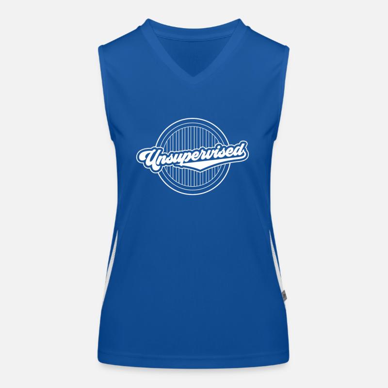 Unsupervised Unattended Unsupervised Humor Women's Functional Contrast Tank Top