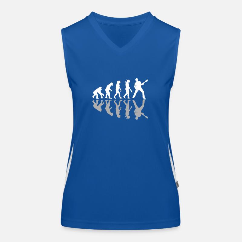 Guitariste Human Evolution Musicien Guitariste Débardeur respirant contrasté Femme