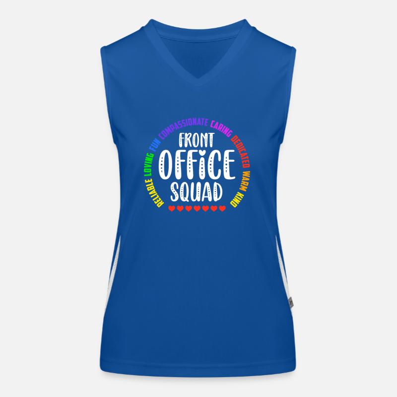 Nette Schulsekretärin Admin Appreciation Assistant Funktionelles Kontrast-Tank Top für Frauen