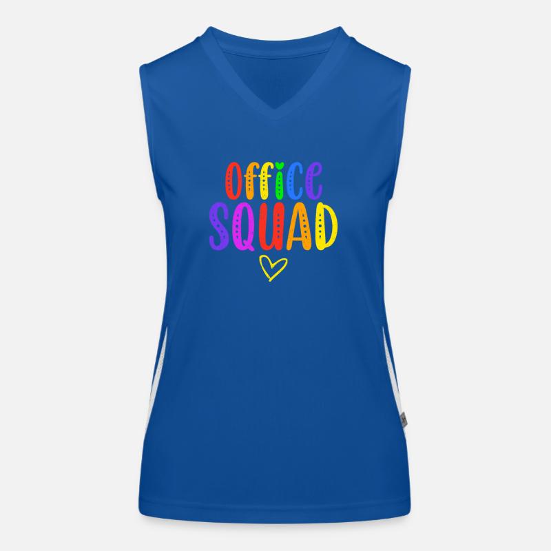 Office Squad Verwaltungsassistent Geschenkeschule Funktionelles Kontrast-Tank Top für Frauen
