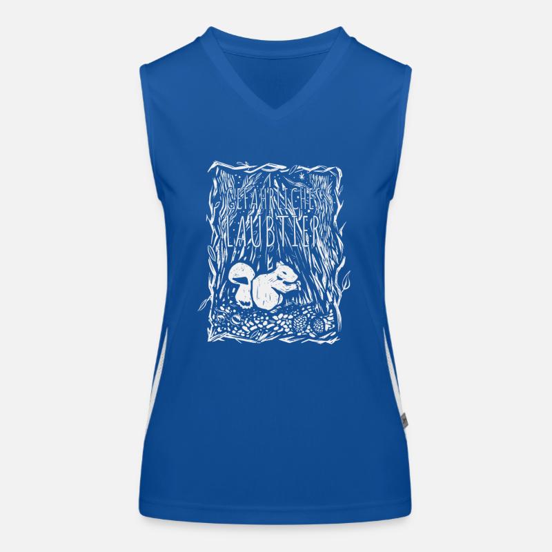 Dangerous deciduous squirrel Women's Functional Contrast Tank Top
