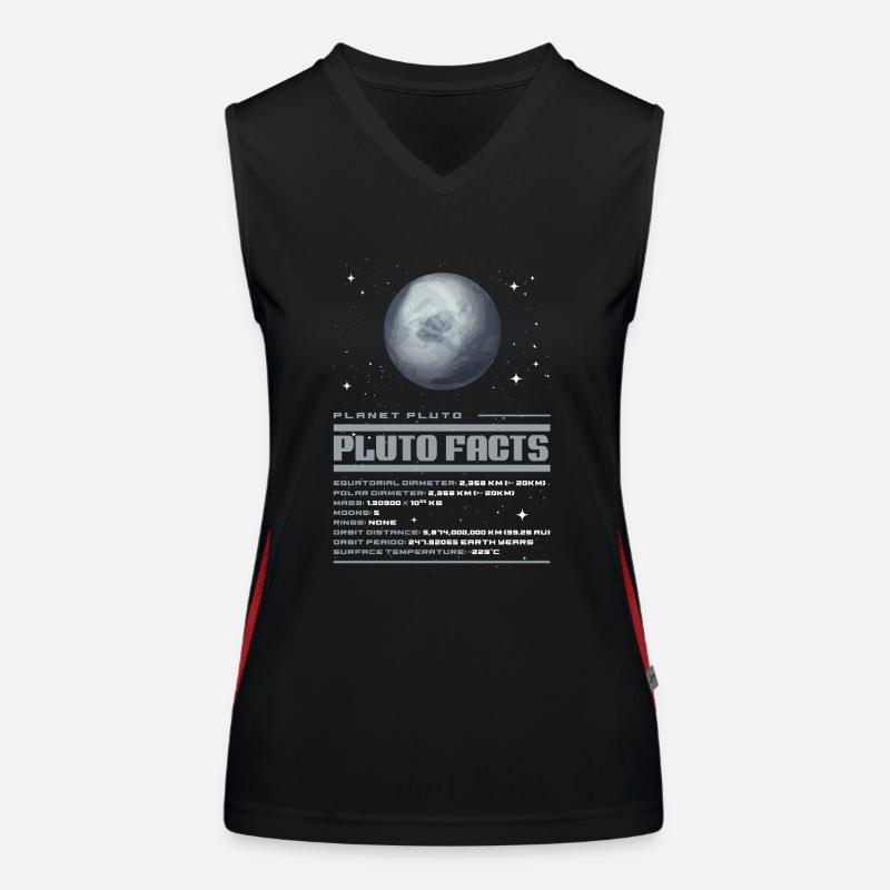 Pluto Funktionelles Kontrast-Tank Top für Frauen
