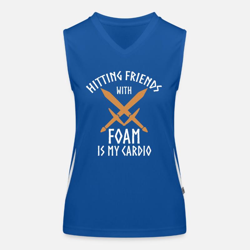 Larp, live-action role-playing game Women's Functional Contrast Tank Top