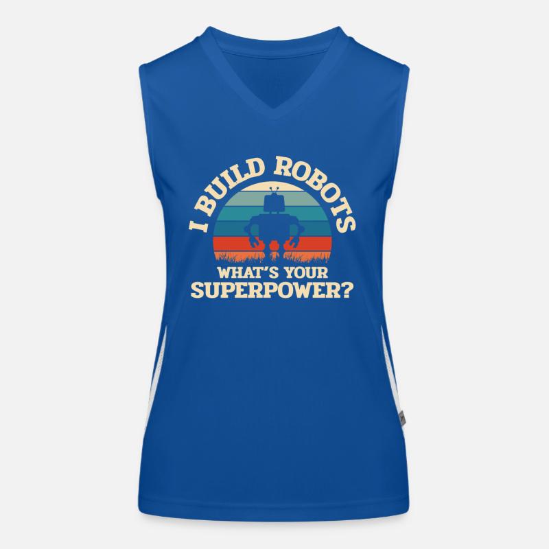 Robotique, constructeurs de robots Débardeur respirant contrasté Femme