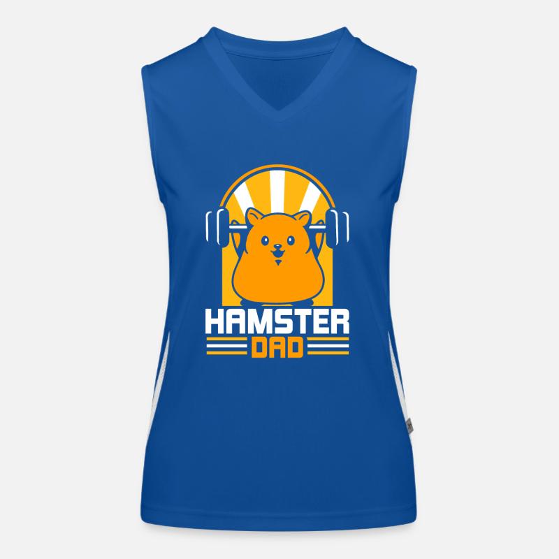 Hamster Papa Mignon Propriétaire d’animal de compagnie Débardeur respirant contrasté Femme