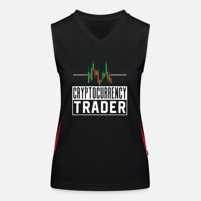 Kryptowährungs Händler Trader Krypto Crypto Funktionelles Kontrast-Tank Top für Frauen