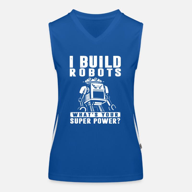 Robotics, Robotics Engineer Women's Functional Contrast Tank Top