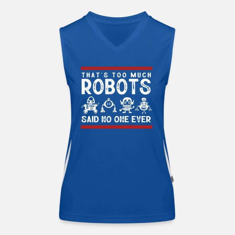 Robotik, Roboteringenieur Funktionelles Kontrast-Tank Top für Frauen