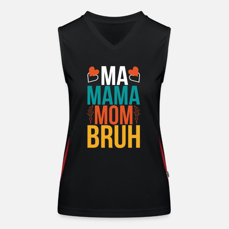 Beste Mama Überhaupt Muttertag Mutter Geschenk Funktionelles Kontrast-Tank Top für Frauen