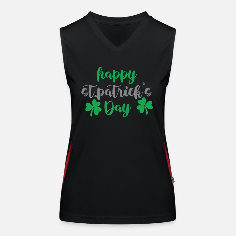 St. Patrick's Day Women's Functional Contrast Tank Top