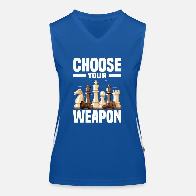 Chess player Women's Functional Contrast Tank Top