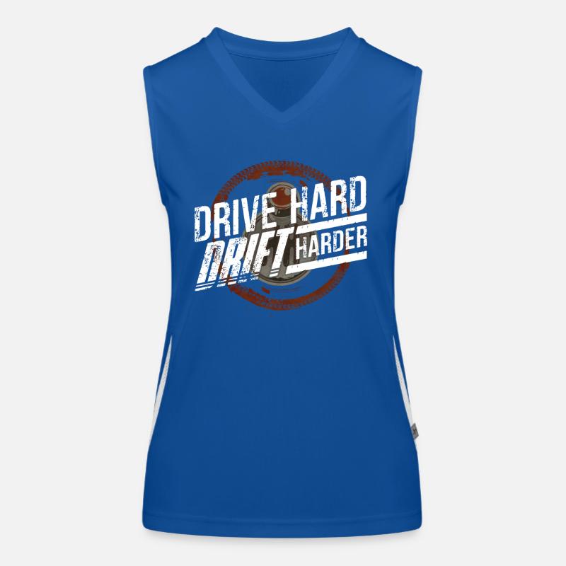 drifting, biltype, bil elsker, bil tuning Funktionel kontrast tanktop til damer