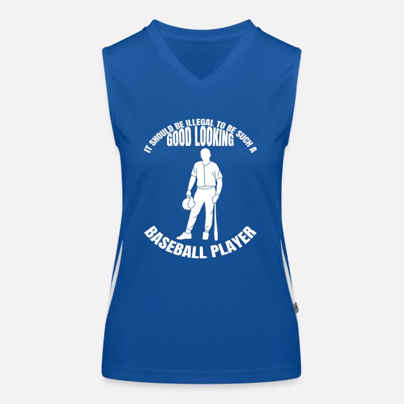 Baseball Gift Baseball Lovers Baseball Game Women's Functional Contrast Tank Top