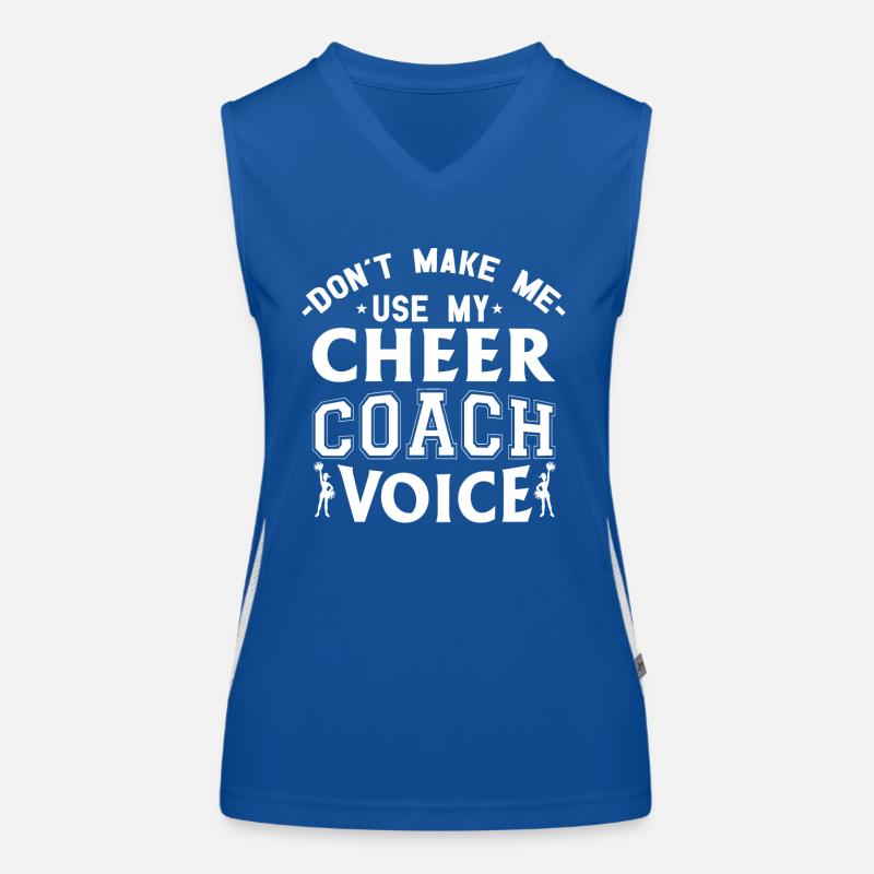 Cheerleader Trainer Geschenk Funktionelles Kontrast-Tank Top für Frauen