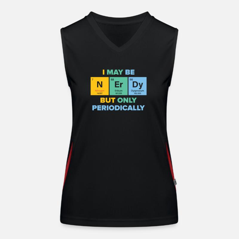 Chimiste Chimiste Etudes de chimie Professeur React Débardeur respirant contrasté Femme