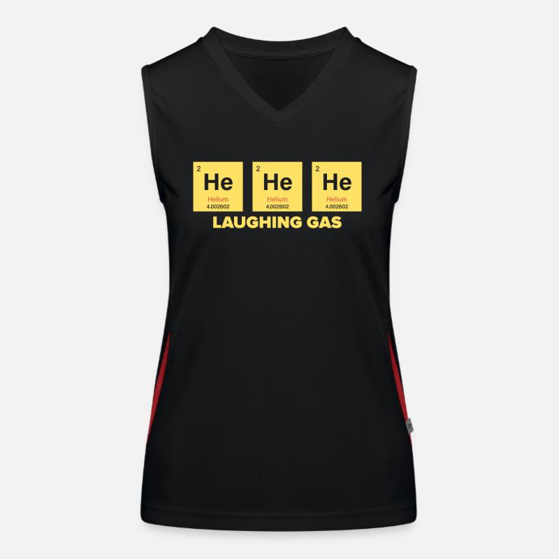 Chimiste Chimiste Études de chimie Professeur React Débardeur respirant contrasté Femme