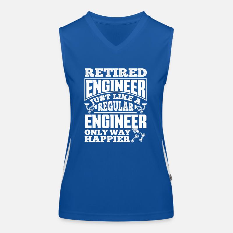 Pensioner Engineer Pension Women's Functional Contrast Tank Top