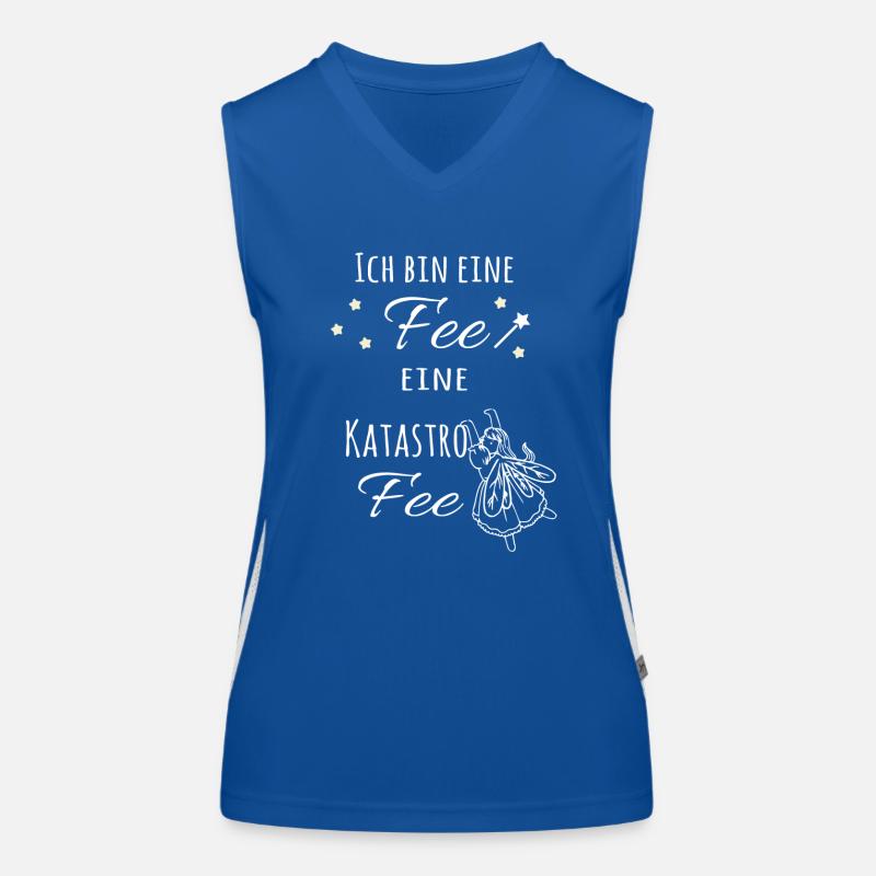 Ich bin eine Fee, eine KatastroFee Funktionelles Kontrast-Tank Top für Frauen