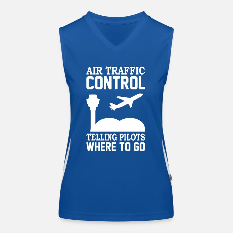 Air traffic controller Tower controller Flight attendants Women's Functional Contrast Tank Top