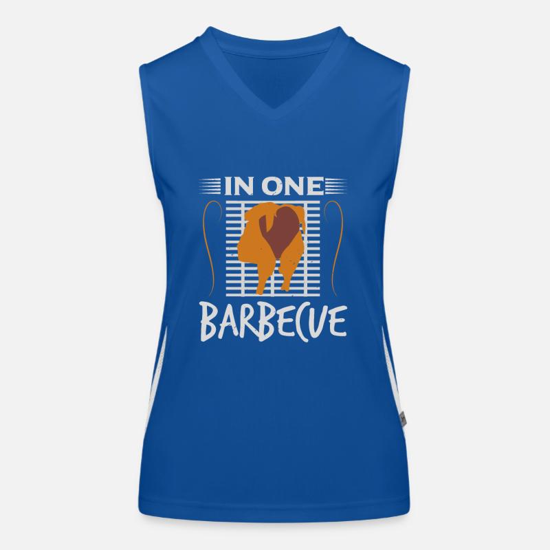 DANS UN BARBECUE Débardeur respirant contrasté Femme