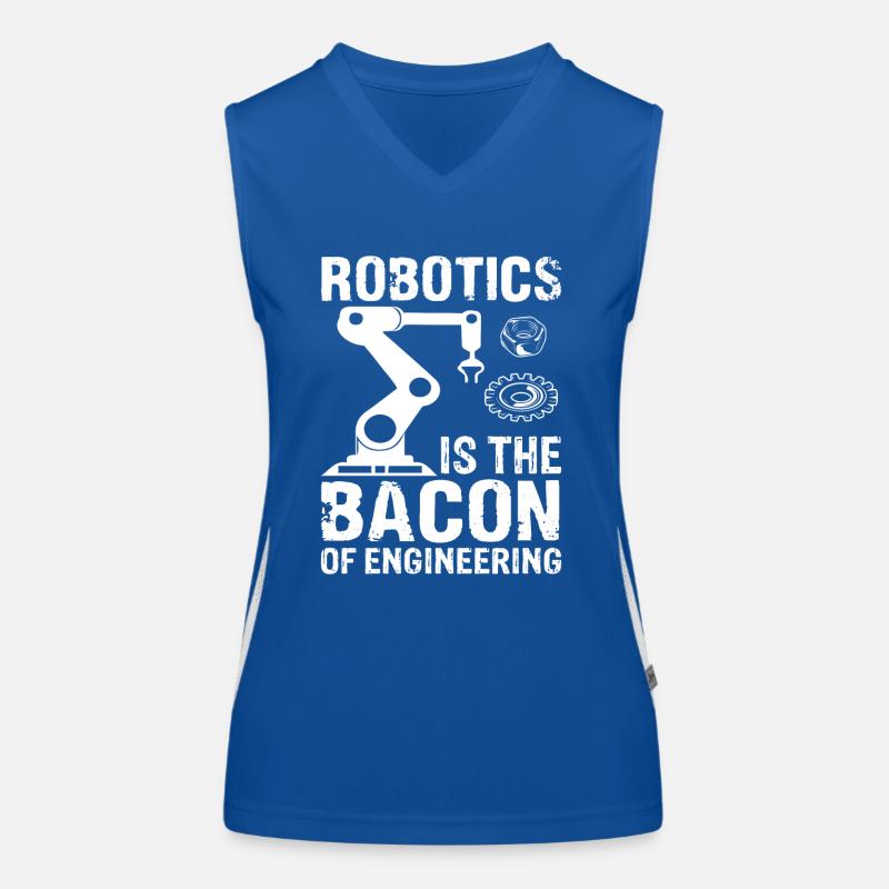 Robot Programmer Automation Technician Women's Functional Contrast Tank Top