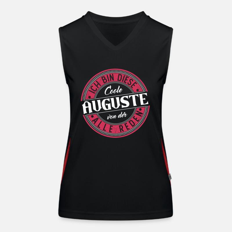 Auguste Geschenkidee Geschenk Geburtstag Funktionelles Kontrast-Tank Top für Frauen