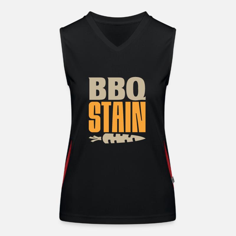 BBQ STAIN Women's Functional Contrast Tank Top