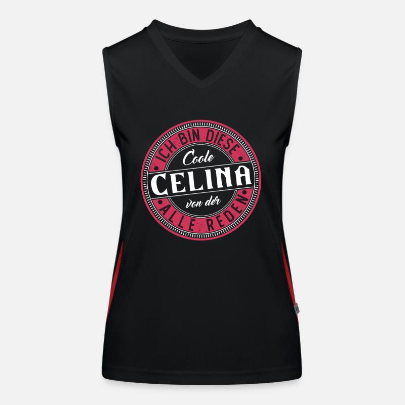 Celina Geschenkidee Geschenk Geburtstag Funktionelles Kontrast-Tank Top für Frauen
