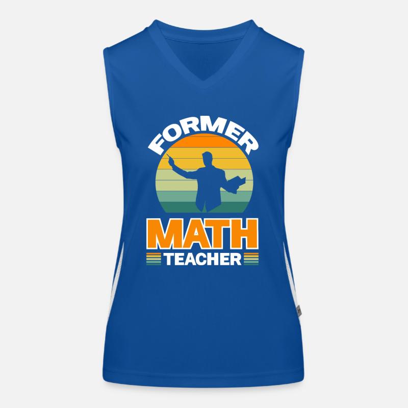 Ehemaliger Mathematiklehrer Funktionelles Kontrast-Tank Top für Frauen